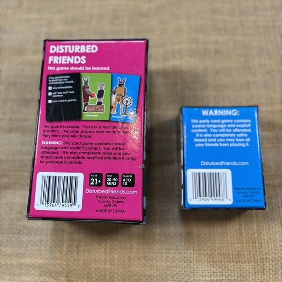 Disturbed Friends Adult Party Game + Expansion Pack Complete 2016 - Picture 3 of 3